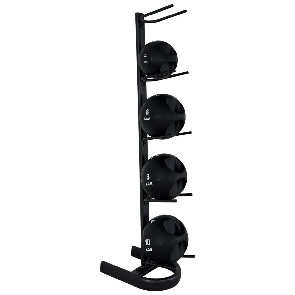 4kg - 10kg Medicine Balls set with Rack - Weights - Image 1