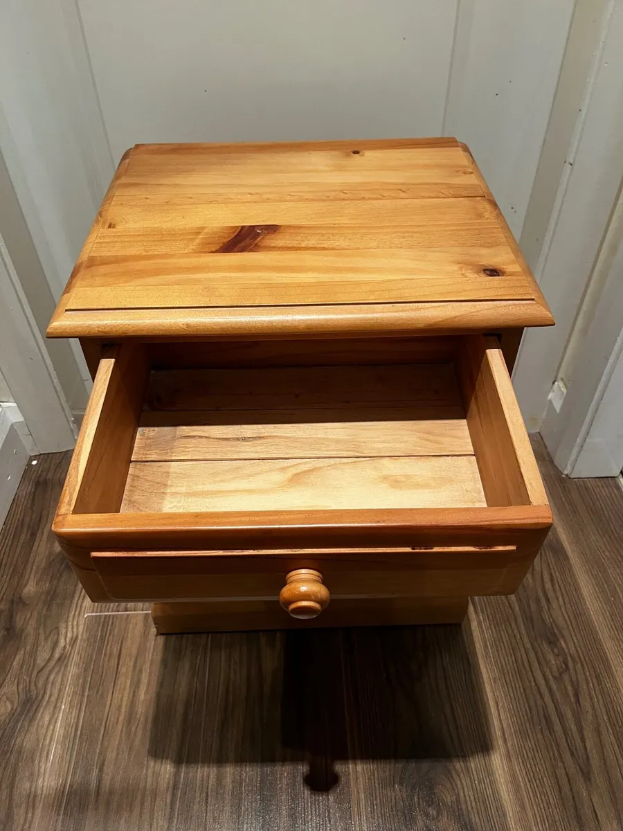 Solid Pine Bedside Locker - Image 2