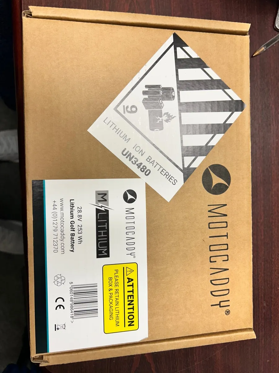 Mottocaddy M Series Lithium Battery - Image 1