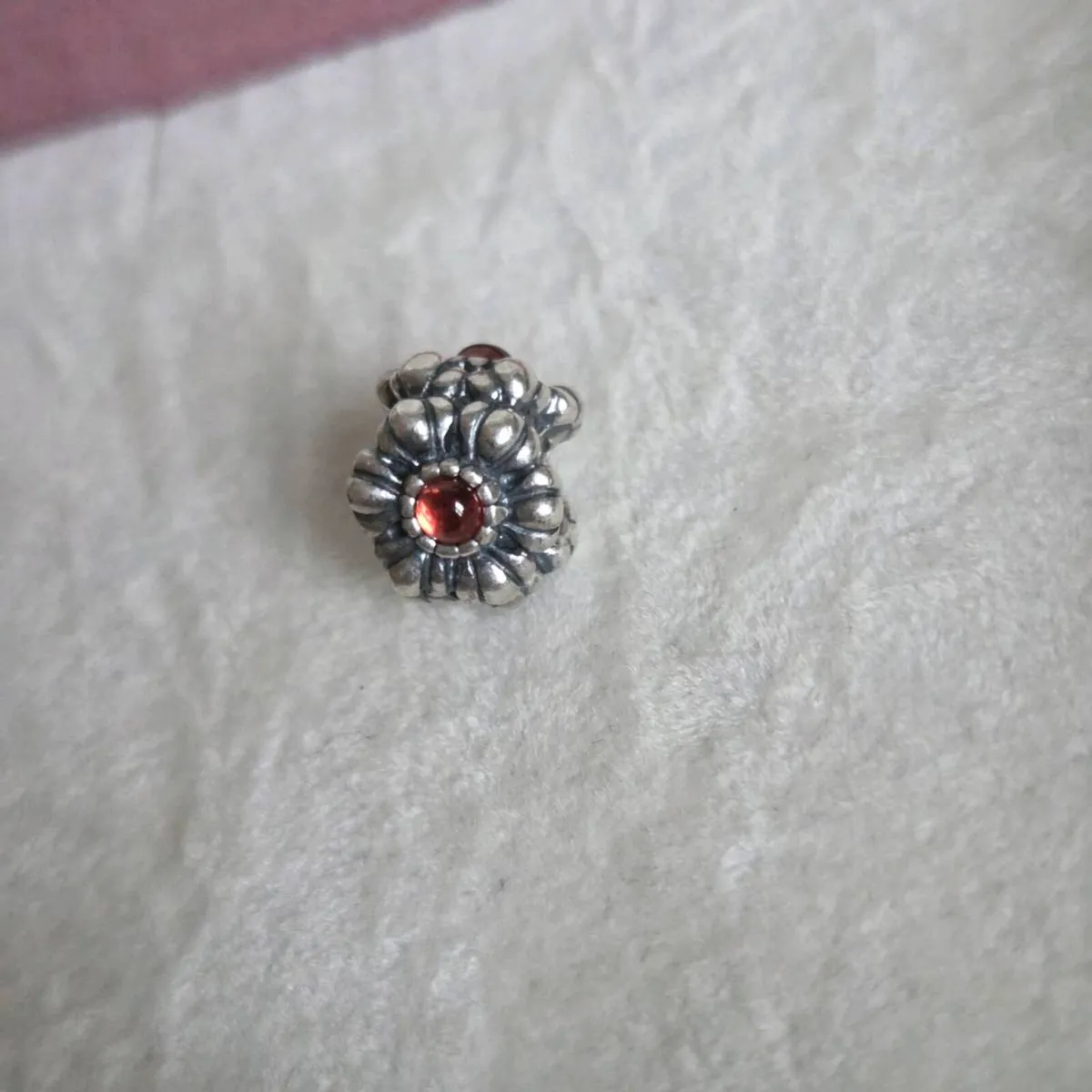 Pandora charm birthstone flower charm - Image 1