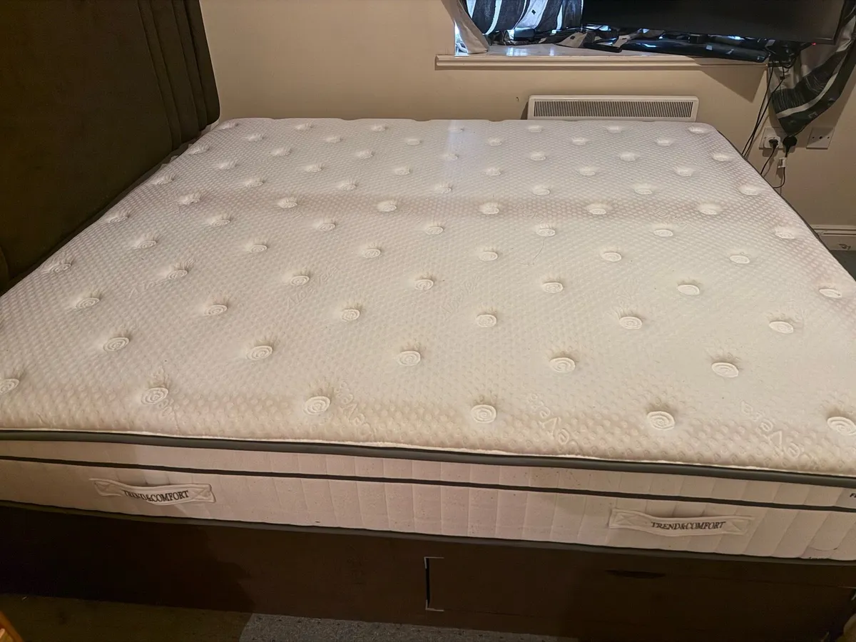 Trend and Comfort 6ft Super King Mattress and Bed - Image 1