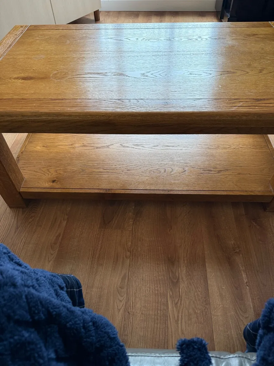 Oak coffee table - Image 2