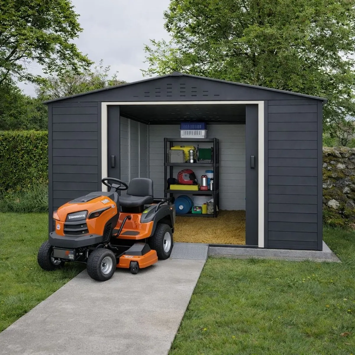 🏡 Alpine 10x10 Steel Garden Shed – Free Delivery - Image 1