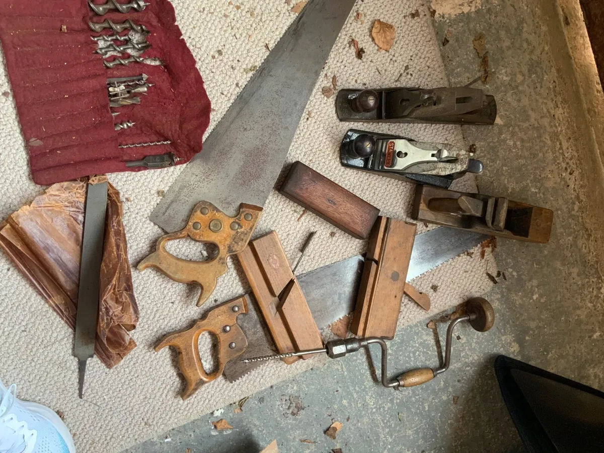 Vintage carpenters tools - Image 3