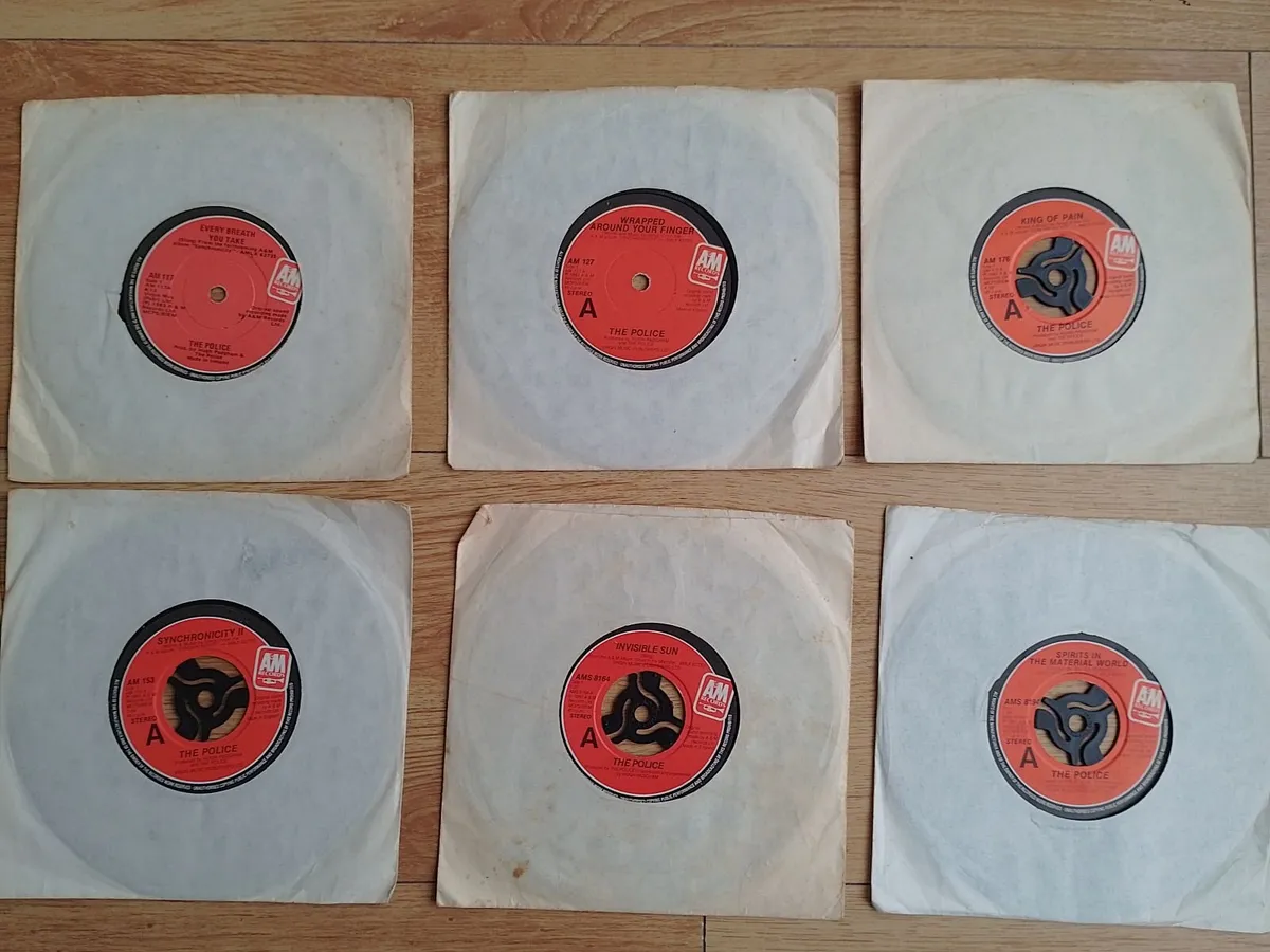 COLLECTION OF THE POLICE BAND 7 INCH VINYLS. - Image 2