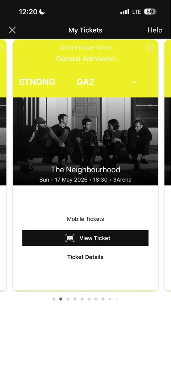 The Neighbourhood Standing Tickets