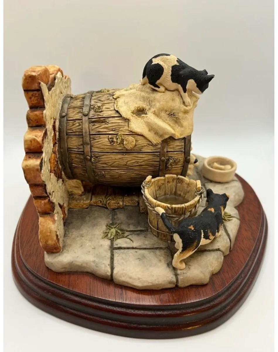 Vintage 'Let Sleeping Dogs Lie' by Border Fine Art - Image 3