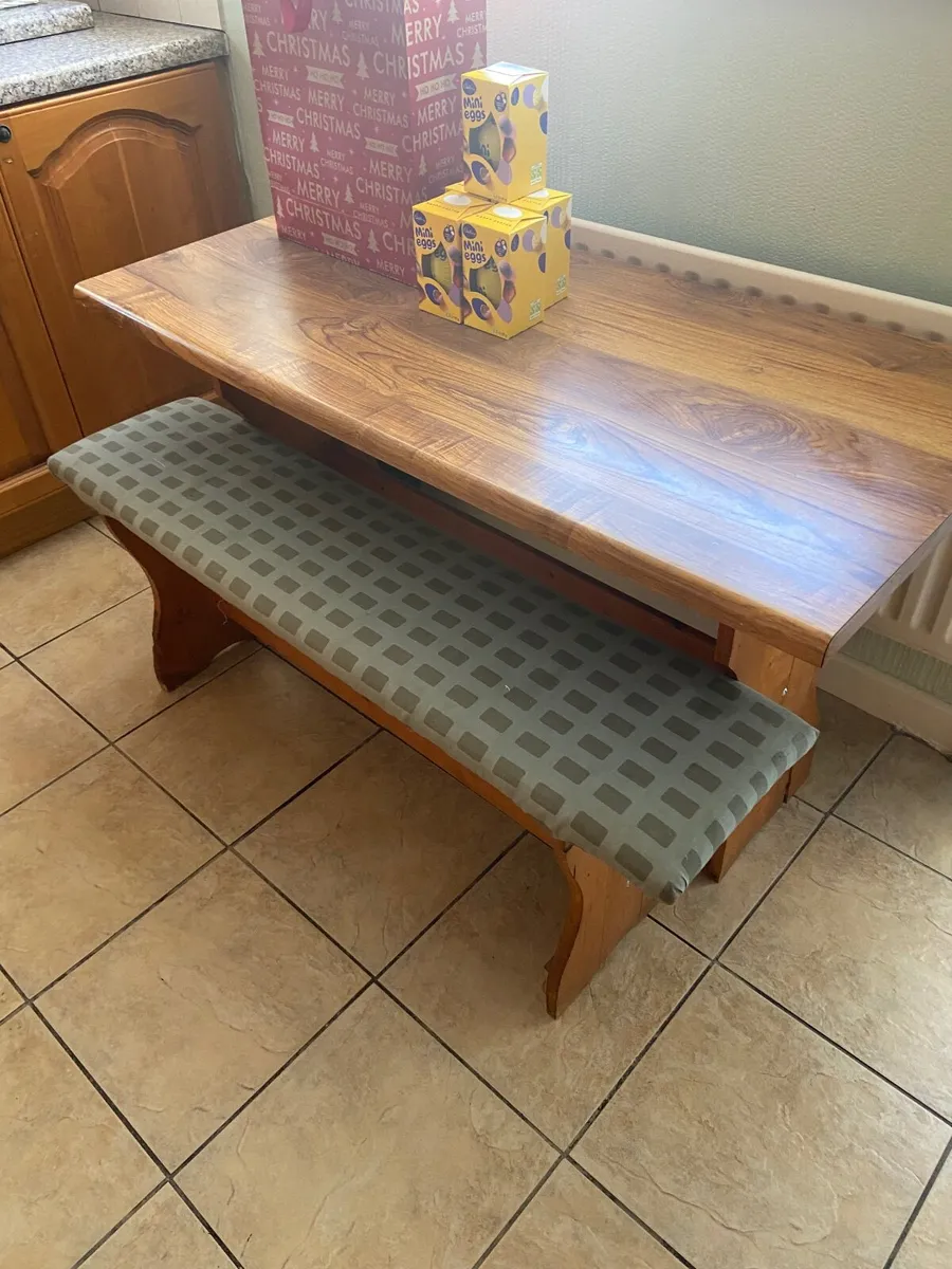 Table and bench