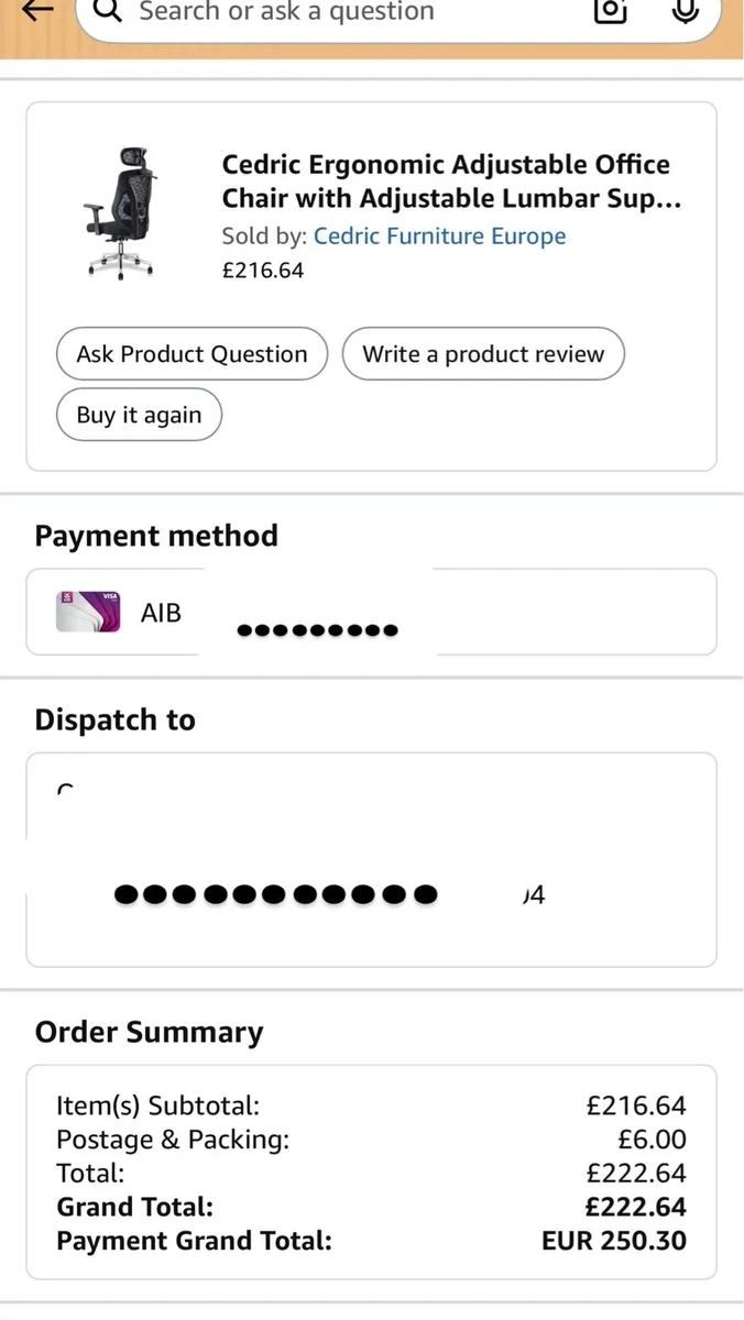 Desk and office chair - Image 3
