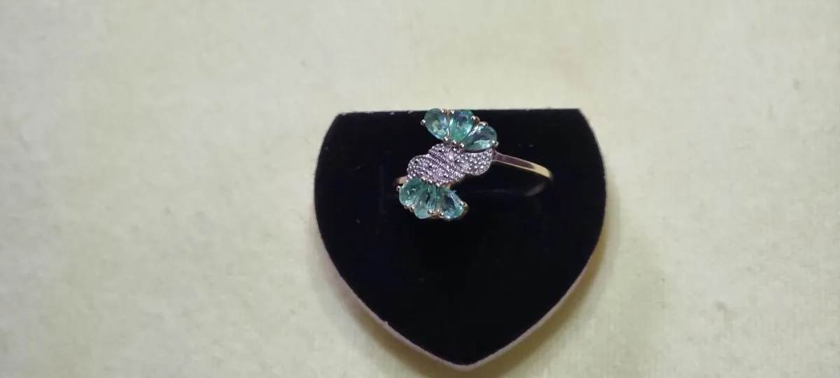Emerald and diamond ring - Image 2