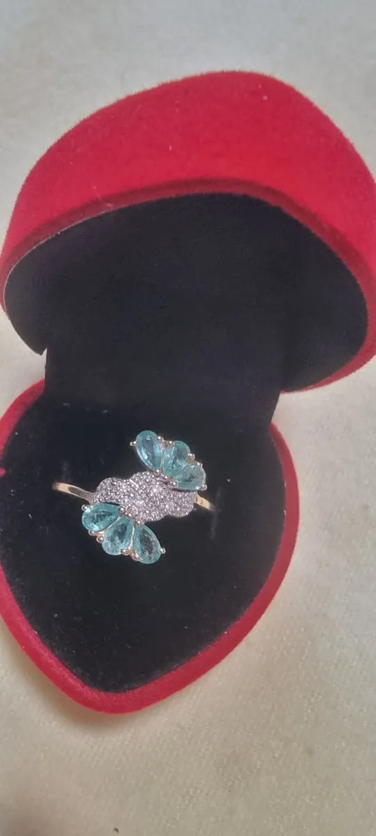 Emerald and diamond ring - Image 3