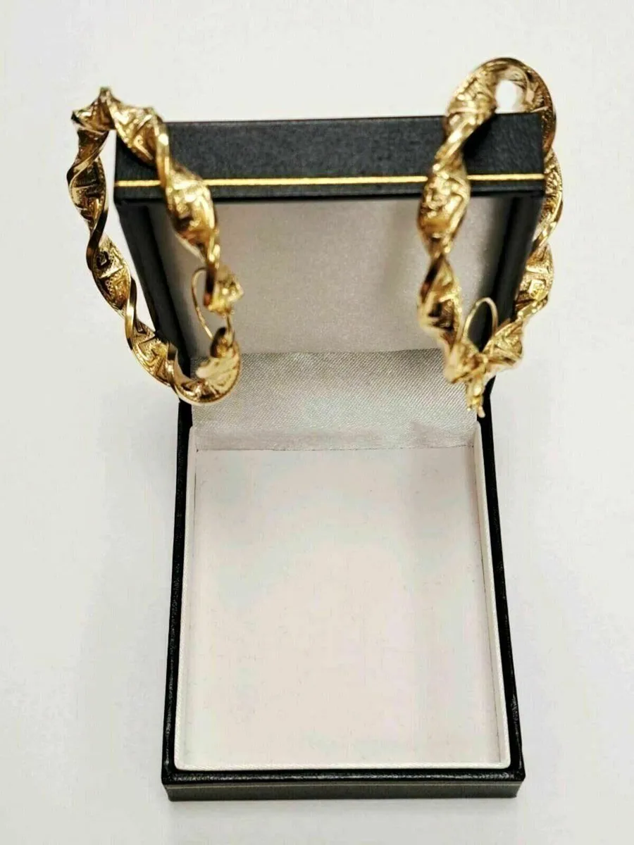 9K Gold Earrings - Image 4