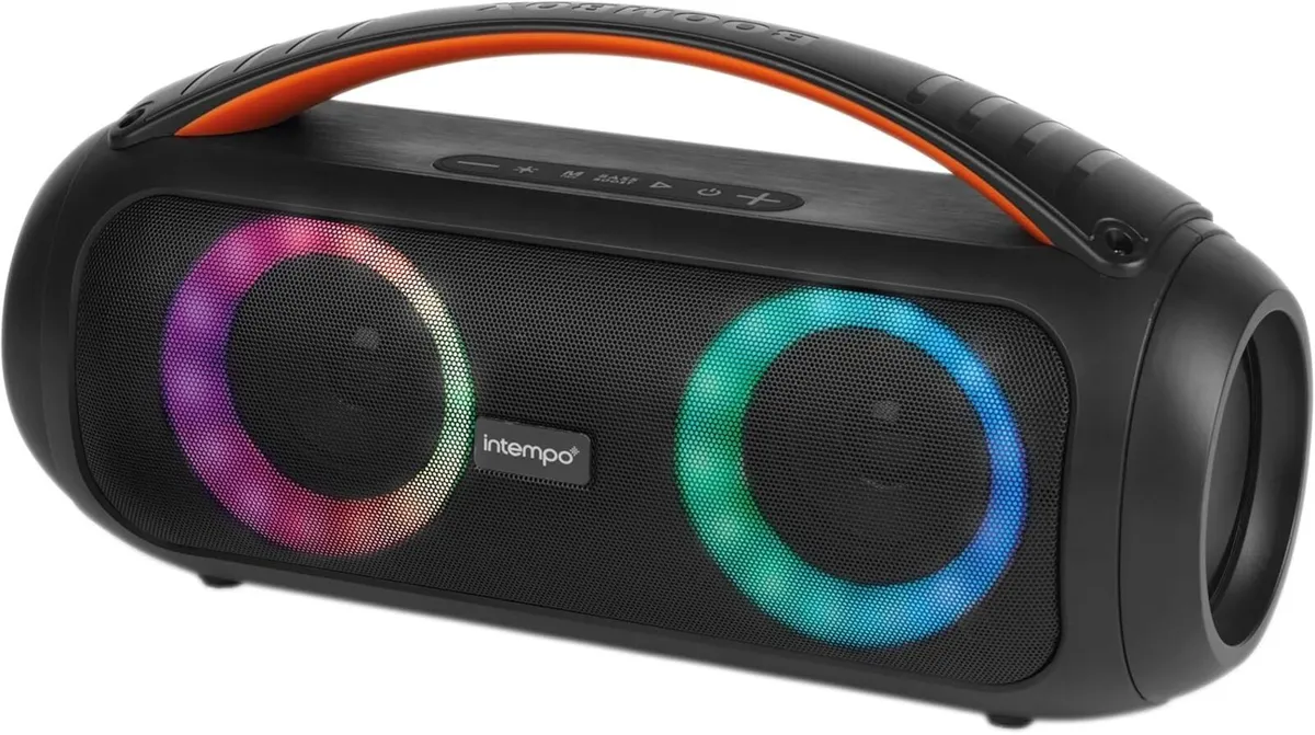 Intempo EE7508BLKSTKEU7 Bluetooth Boombox Speaker - Image 1