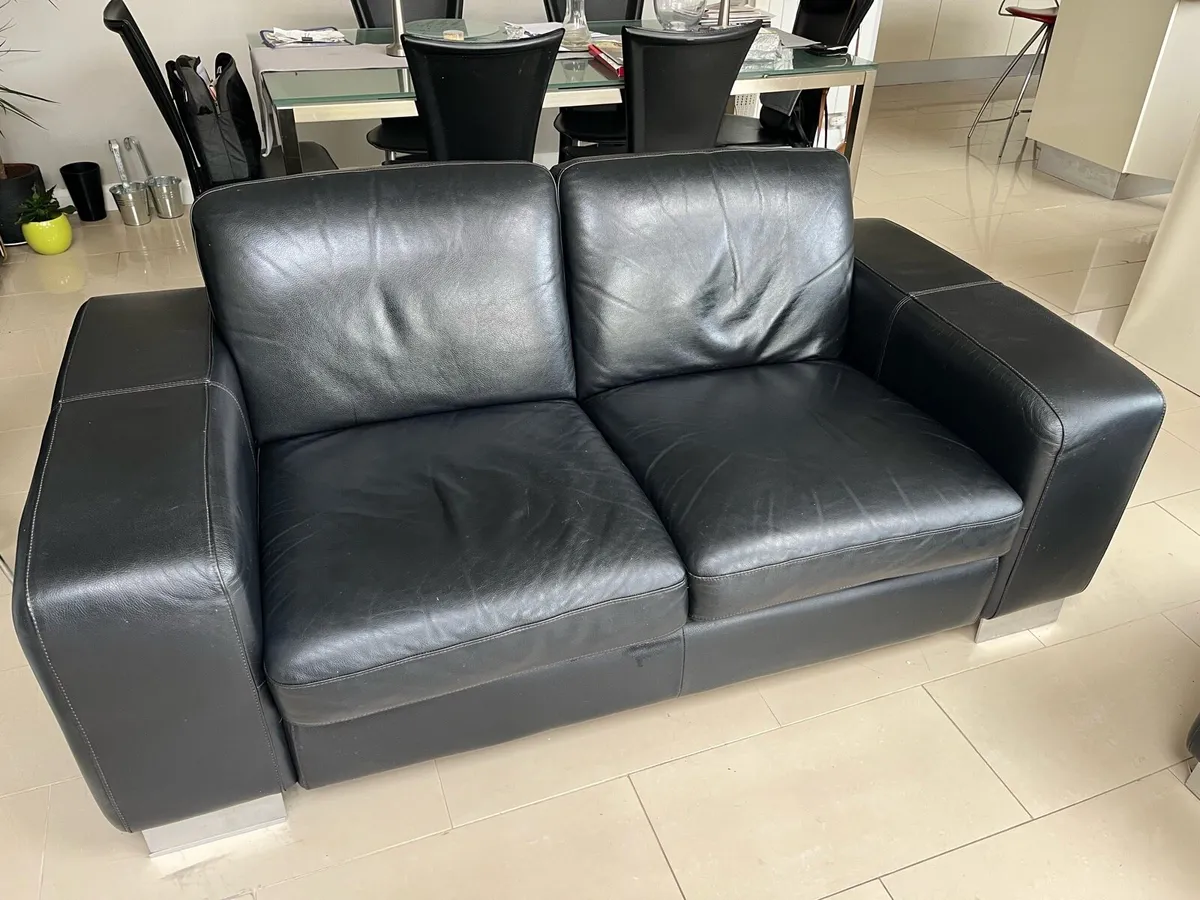 Leather couch