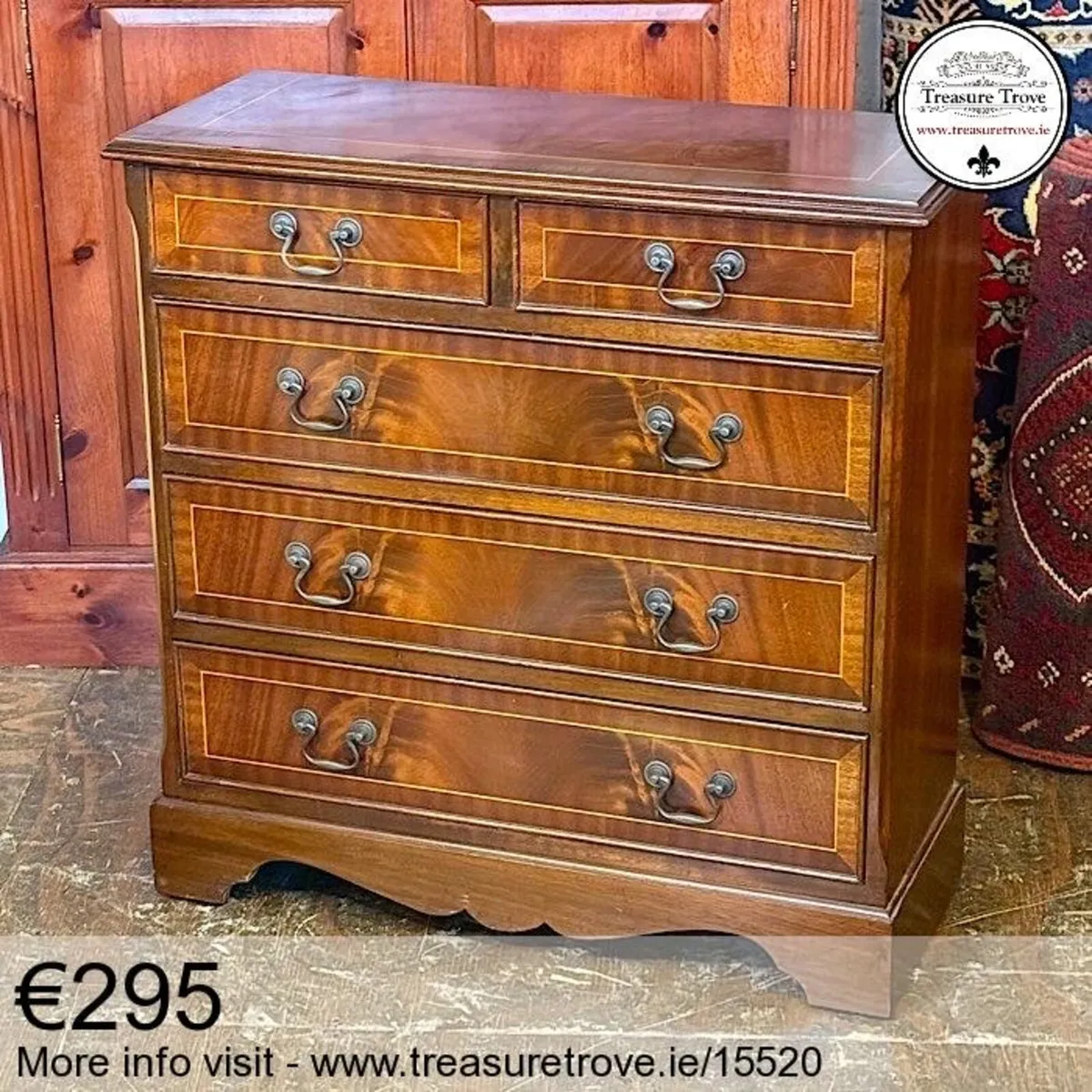 Antique Bedroom Chest of Drawers - Image 3