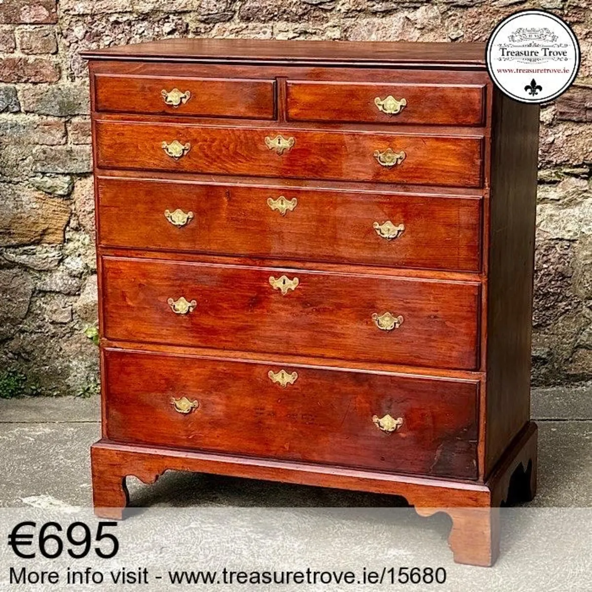 Antique Bedroom Chest of Drawers - Image 1