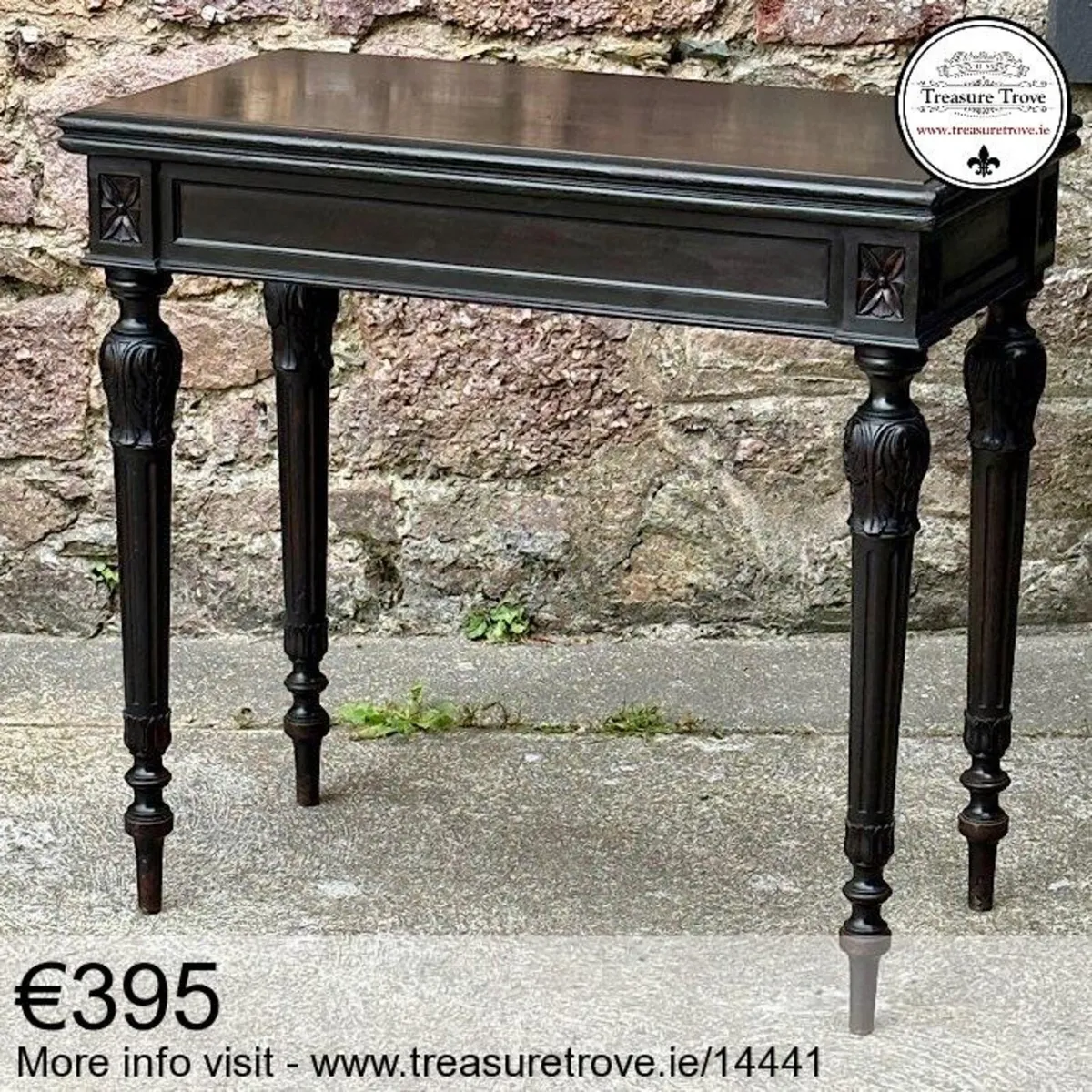 Antique Card Games Bridge Table - Image 1