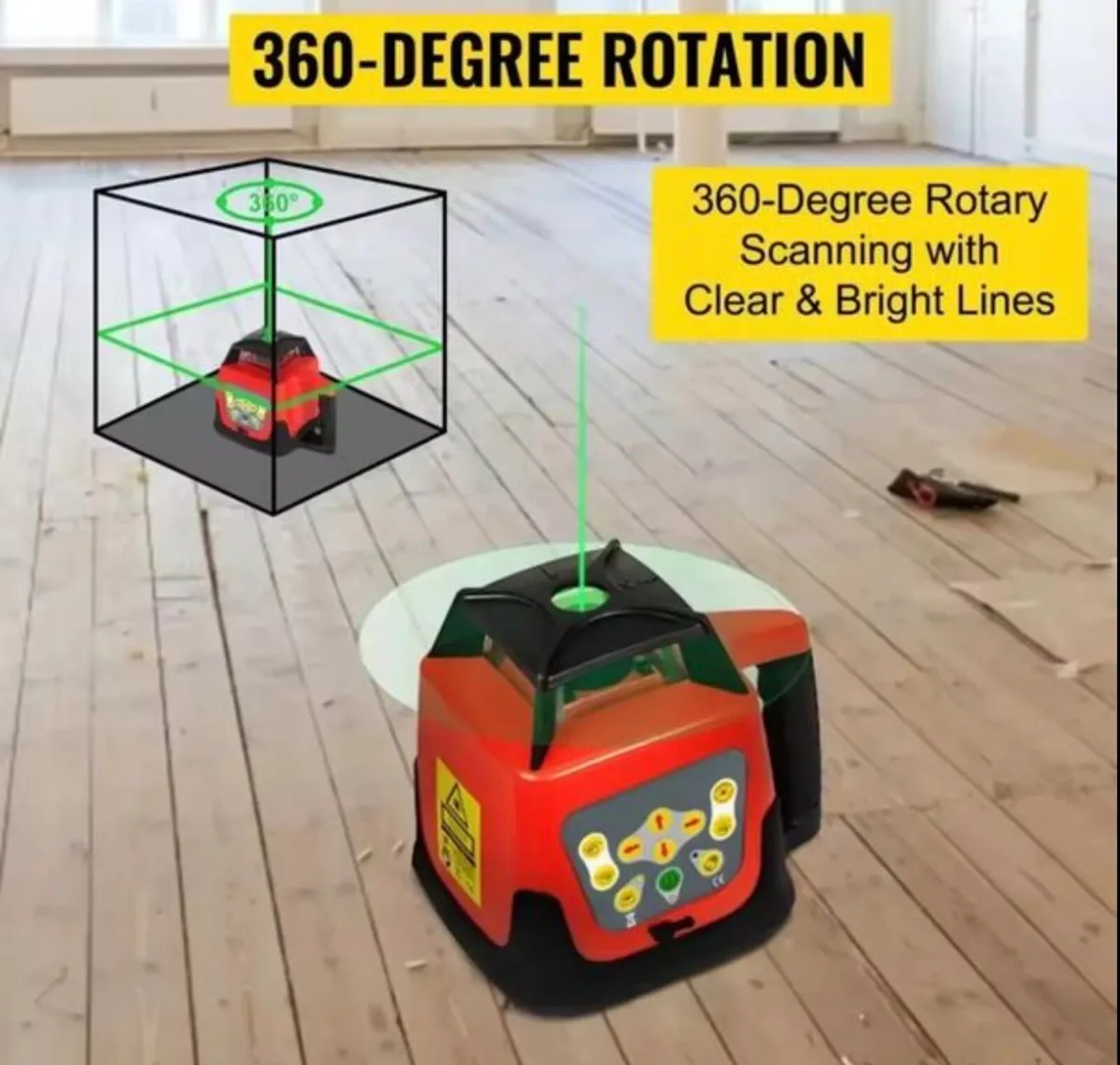 LaserLevelSelf-Leveling,360Rotary500m new - Image 2