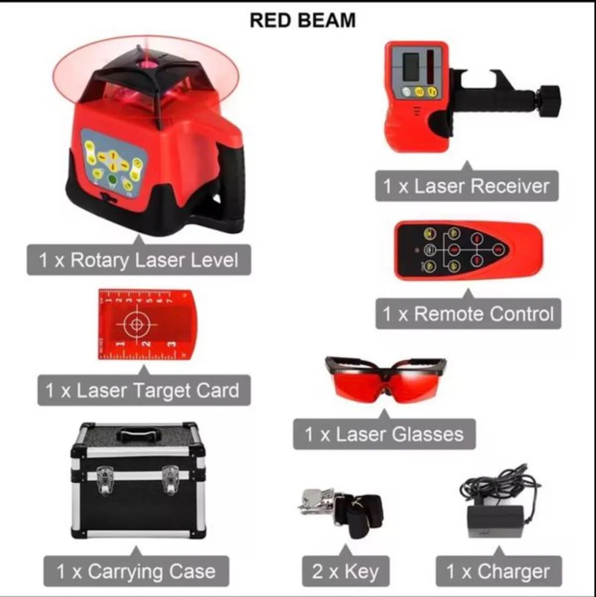 LaserLevelSelf-Leveling,360Rotary500m new - Image 3