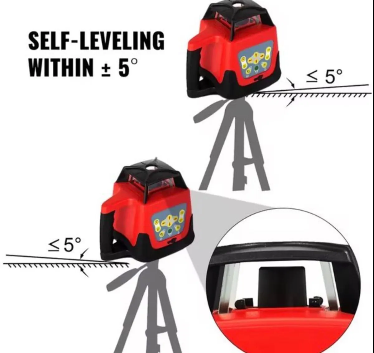 LaserLevelSelf-Leveling,360Rotary500m new - Image 4