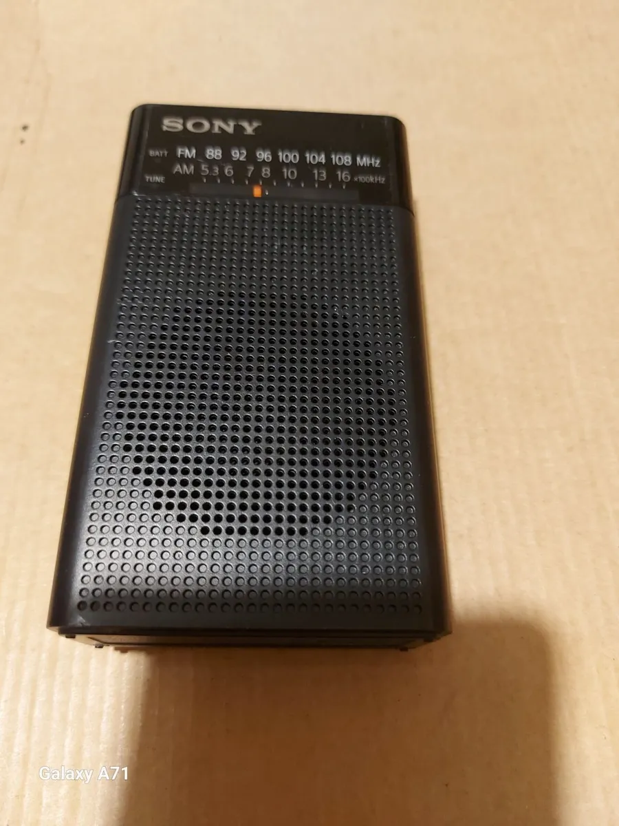 SONY FM-AM Portable Pocket Radio Model ICF-P26 - Image 1