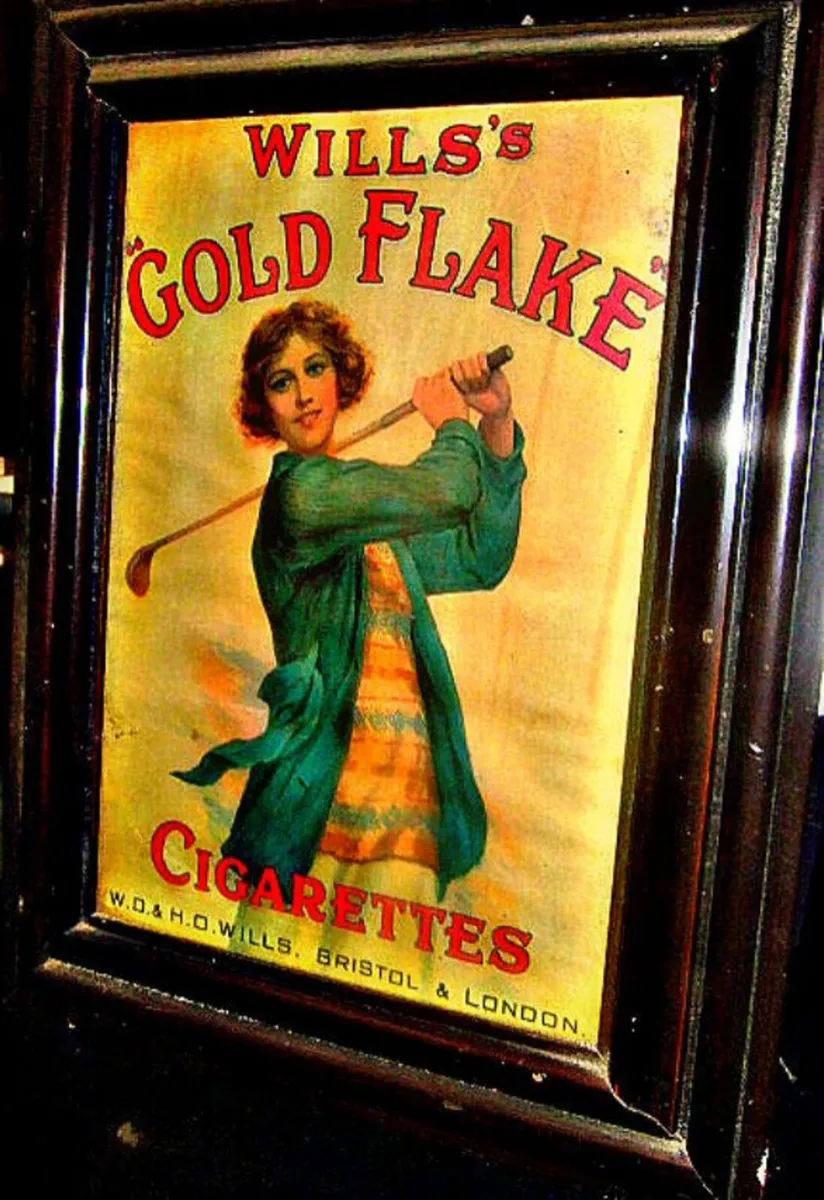 Vintage Framed 'Wills' Wooden Framed Advertisement - Image 3