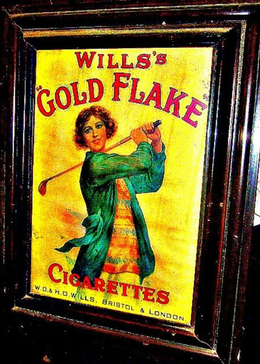 Vintage Framed 'Wills' Wooden Framed Advertisement - Image 4