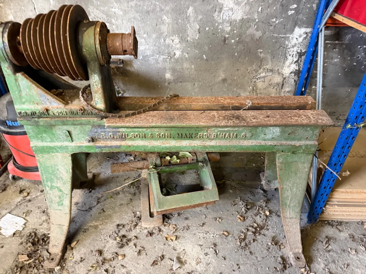 Antique Pot Spinning Lathe - Image 1