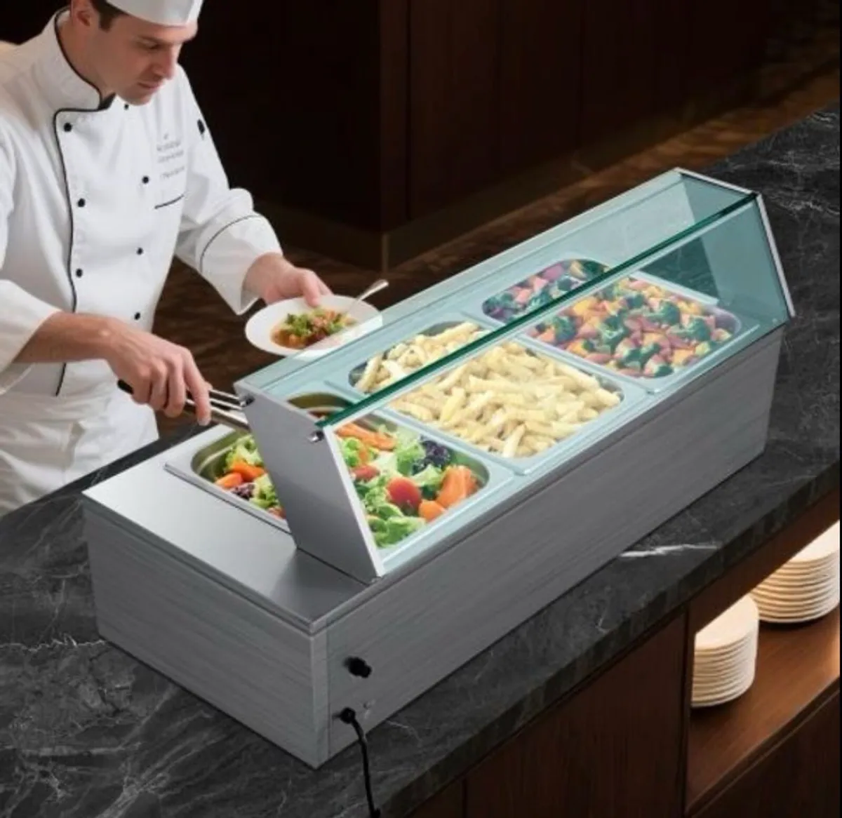 Commercial Food Warmer, baine Marie - Image 1