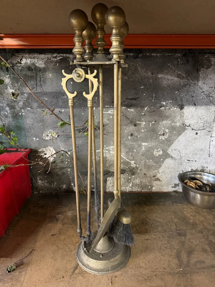 Brass Fire Tools - Image 1