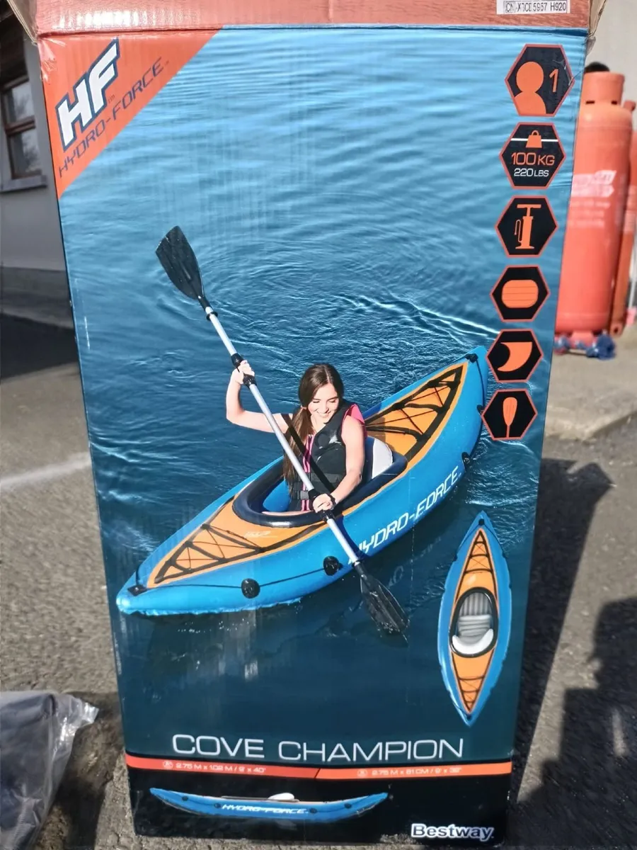 kayak Inflatable 1-seater - Image 1