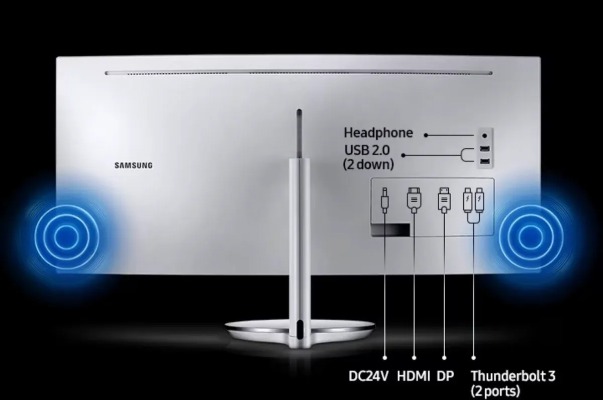 Samsung 34” Curved Ultra-Wide Monitor (C34J79) - Image 4
