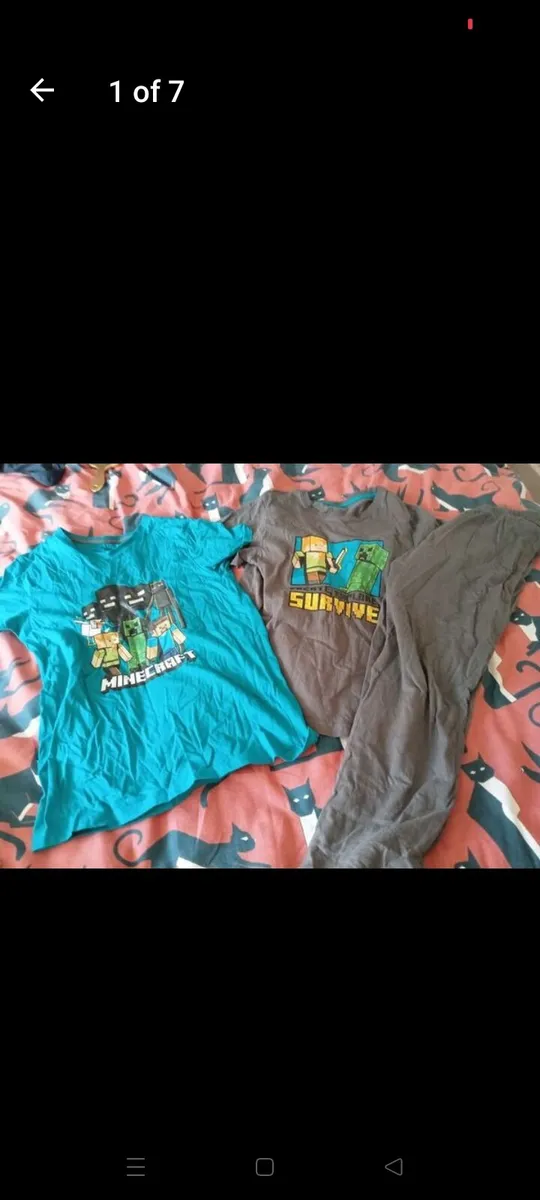 Boys Minecraft pjs 10_11 yrs - Image 1