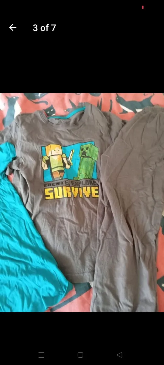 Boys Minecraft pjs 10_11 yrs - Image 3