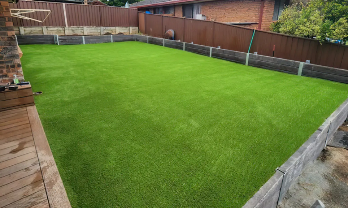 Brand new artificial grass
