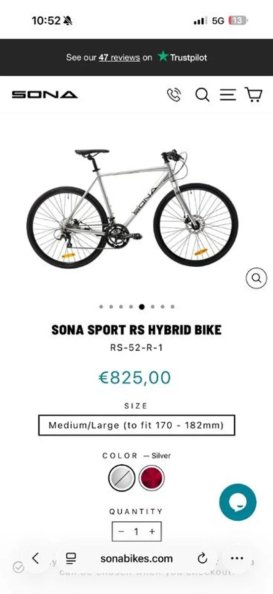 Sona Sport RS Hyrbid Bike - Image 1