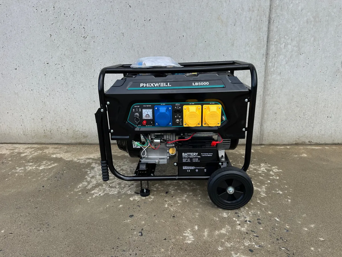 Portable Petrol Site Generator **Online Auction** - Image 1