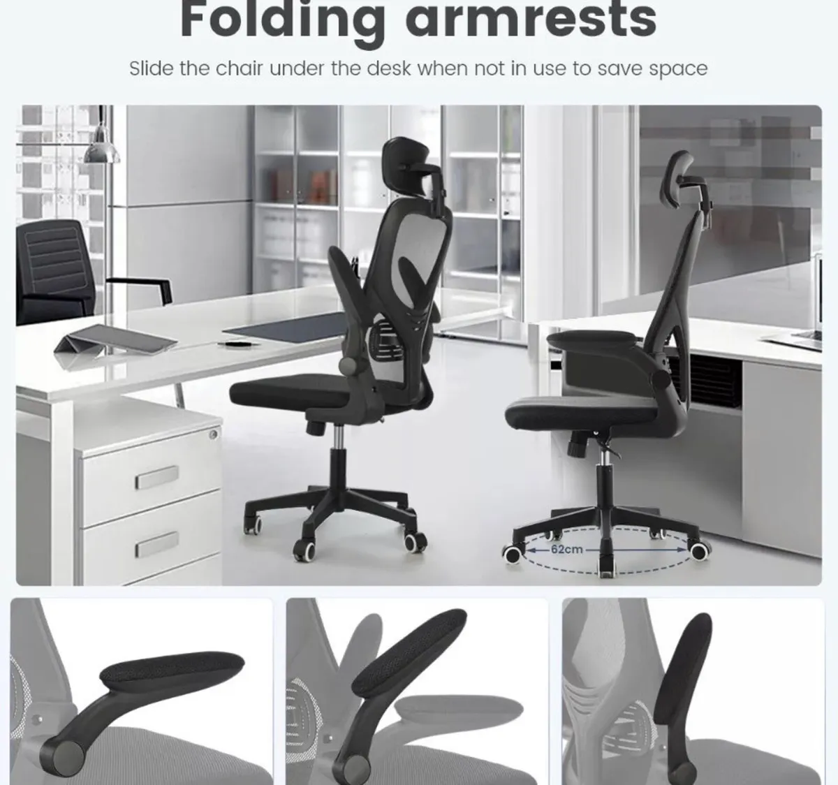 NEW Adjustable Executive Office Chair - Image 4