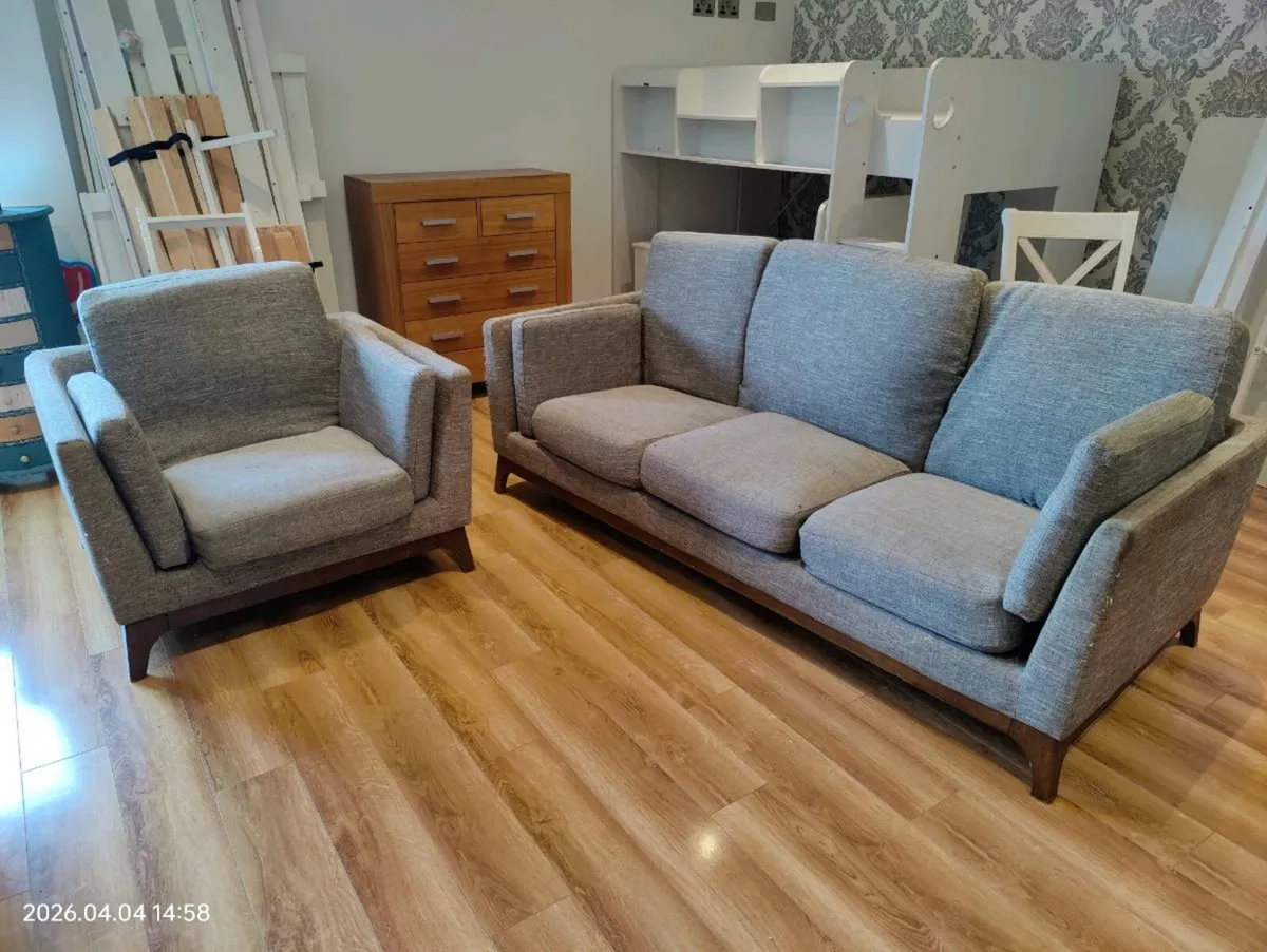 Couch and armchair - Image 1