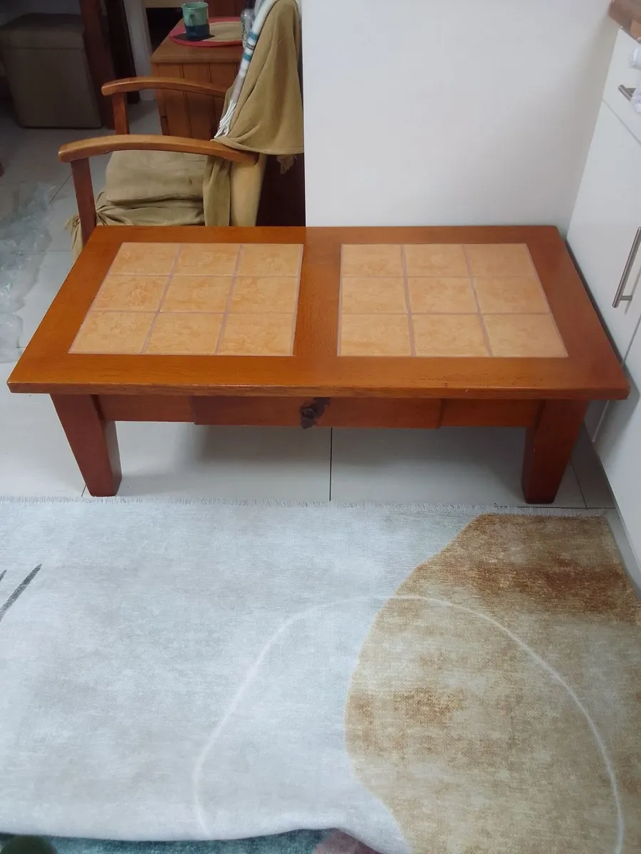Small Table and Rug - Image 2