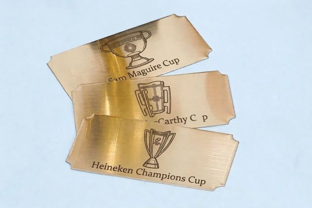 Personally laser engraved name plates - Image 1