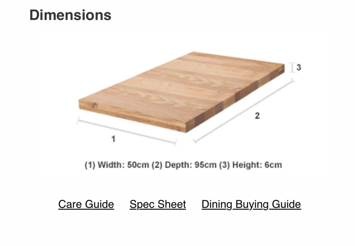 Large solid oak extension leaf Calia dining table - Image 4