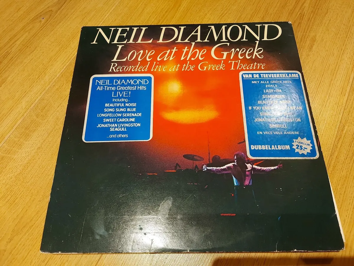 NEIL DIAMOND - LOVE AT THE GREEK - LIVE DOUBLE LP