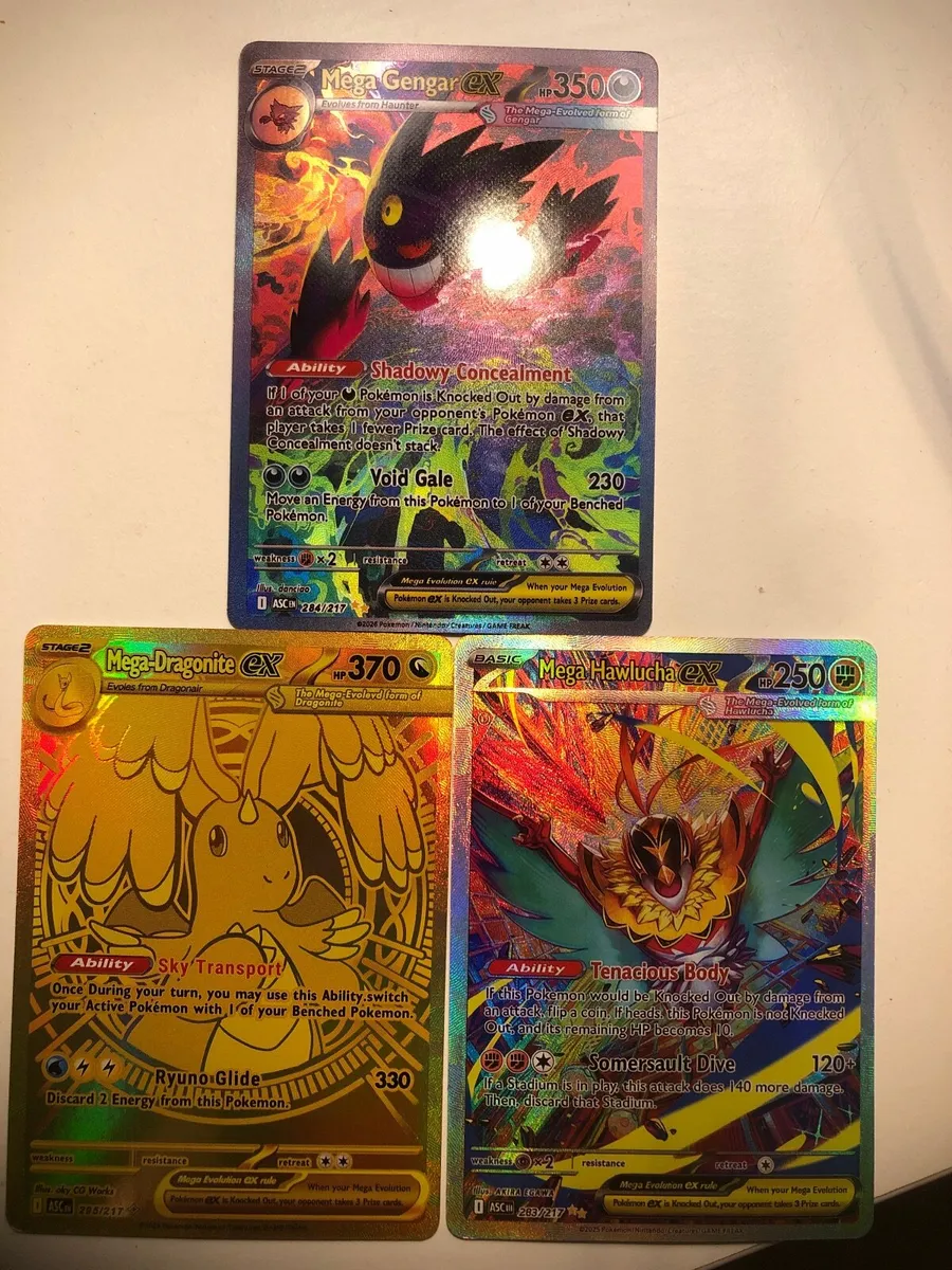 Set of 3 Pokémon cards / fan art/DIY cards - Image 1