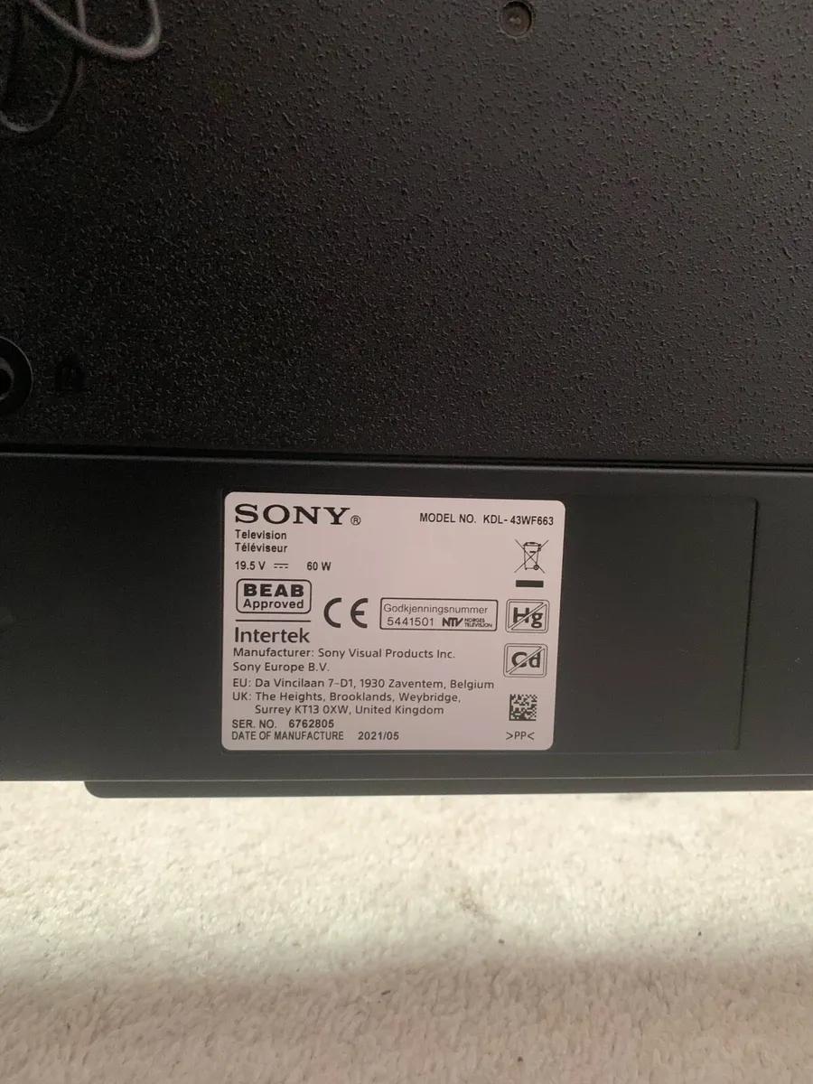 Sony Television 43inch - Image 2