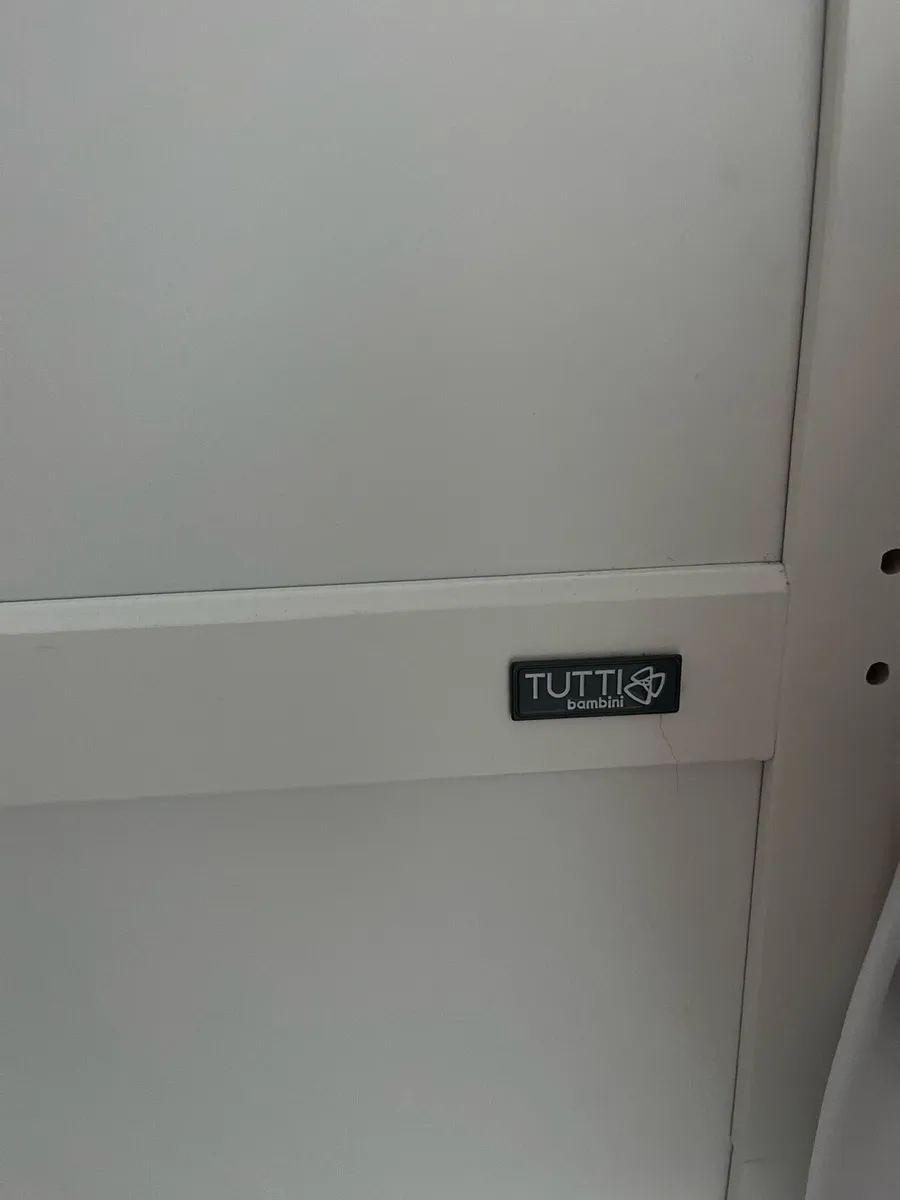 Tutti Bambini Mia Cot Bed White and Grey - Image 4