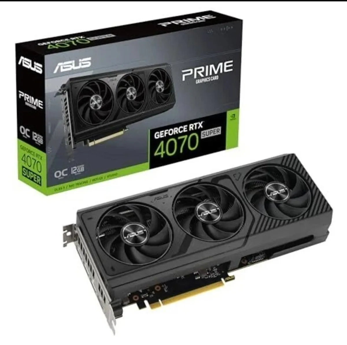 Asus Prime Rtx4070s-o12g Nvidia Geforce Rtx 4070 Super 12 Gb Gddr6x - Image 1