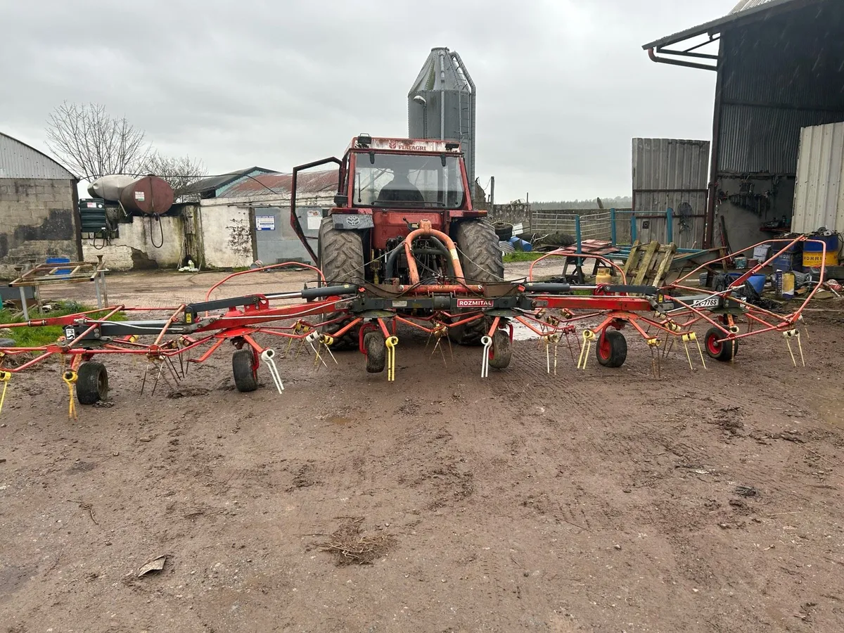 Rozmital 6 rotor Tedder - Image 1