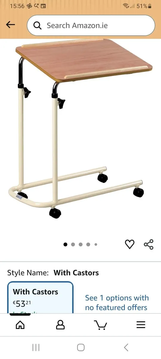 Over Bed Trolly. - Image 2