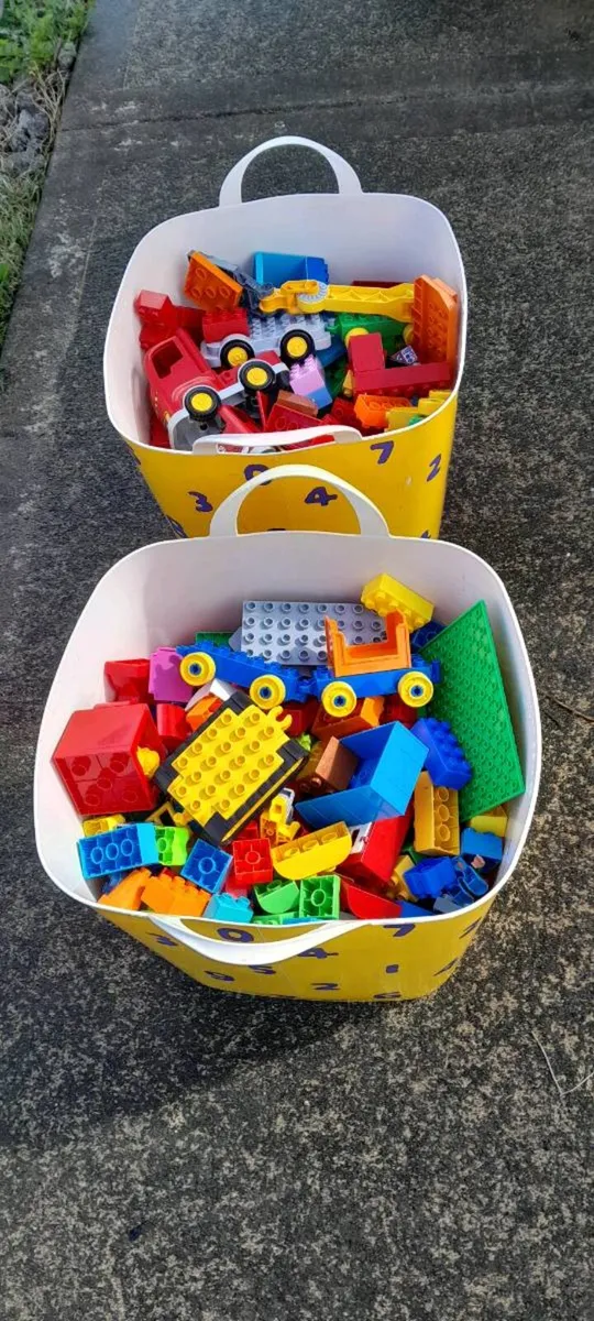 Large Buckets of Lego x 2 - Image 1